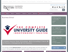 Tablet Screenshot of business-school.exeter.ac.uk