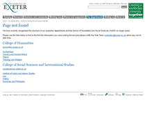 Tablet Screenshot of huss.exeter.ac.uk